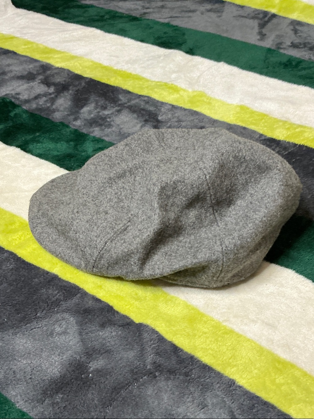 Lids Grey Wool Blend Newsboy Cap Men’s Size XL - Picture 11 of 11